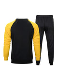 Terry Round Neck Sweater With Elastic Waist Sweatpants