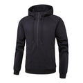 Men's Trendy Brushed V-Zip Camouflage Patchwork Pullover Hooded Sweatershirt