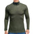 Men's Vintage Turtleneck Solid Color Long Sleeve Knitted T-shirt