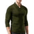 Men's Solid Color Turtleneck Long Sleeve T-Shirt