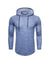 Men's Slub Yarn Hooded Long-sleeve T-shirt