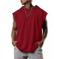 James Fitness Pullover Sports Hooded Vest Tank Top