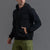 Men's Solid Color Sportswear Casual Thin Button Hooded Sweatshirt