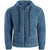 Men's Solid Color Fleece Zip-Up Drawstring Hoodie Sweatshirt