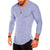 Men'sLong Sleeve Striped Texture Crew NeckVintage Casual