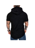 Zachary Short Sleeve Pullover Hoodies
