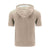 Men's Pullover Jacquard Solid Color Hooded Sweater Basic Vintage Style
