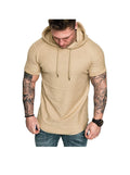 Zachary Short Sleeve Pullover Hoodies