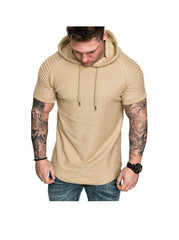 Zachary Short Sleeve Pullover Hoodies