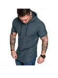 Zachary Short Sleeve Pullover Hoodies
