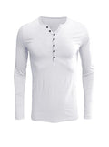 Daniel Solid Color Long-sleeved T-shirt