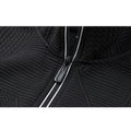 Men's Jacquard Drop Shoulder Half-zip Long Sleeve Sweatshirt