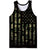 Men's 3D Print Striped Crew Neck Daily Vest