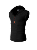 Travis Ribbed-knit Hooded Tank Top