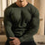Men's Knit Solid Color Crew Neck Basic Casual Pullover Sweater
