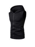 Erik Textured Hoodie Vest