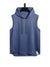 Ryan Drawstring Hooded High Low Hem Tank Top