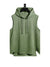Ryan Drawstring Hooded High Low Hem Tank Top