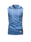 Terry Casual Hoodie Vest