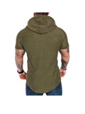 Zachary Short Sleeve Pullover Hoodies