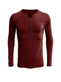 Daniel Solid Color Long-sleeved T-shirt