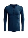 Daniel Solid Color Long-sleeved T-shirt