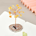 Natural Agate Slice Fortune Tree