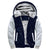 Men's Fleece Solid Color Hoodie Zip Front Hooded Sweatshirt