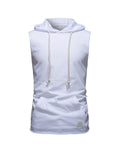 Terry Casual Hoodie Vest