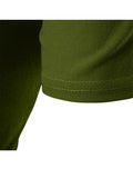 Ronald Solid Color Hooded Casual T-shirt