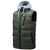 Men's Stand Collar Detachable Hood Zip-up Padded Gilet