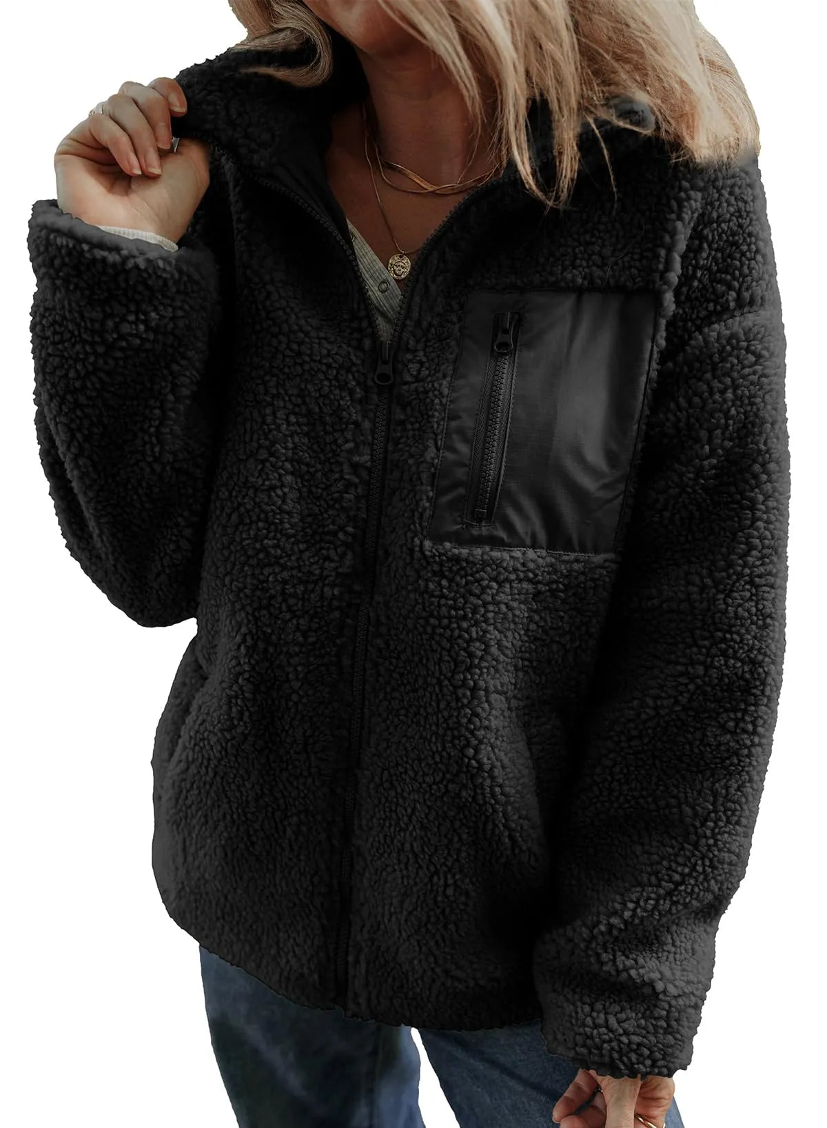 Women's Winter Full Zipper Fleece Jackets (Buy 2 Free Shipping)