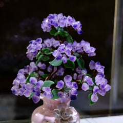 Amethyst natural porcelain basin crafts