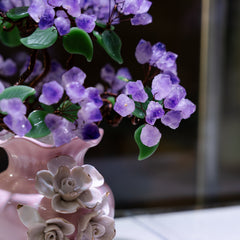 Amethyst natural porcelain basin crafts