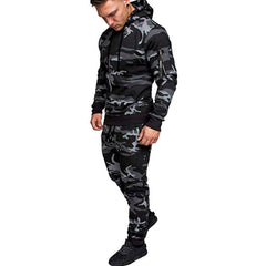 Alban Zipper Detail Drawstring Hoodie & Sweatpants