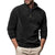 Men's Zipper Stand Collar Henley Sweatshirt