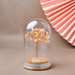 Natural Crystal Glass Cover Crystal Tree