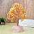 Natural Rose Quartz Fortune Tree Ornaments