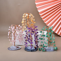 Natural Crystal Christmas Tree Ornaments