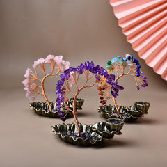 Natural Amethyst Stone Fortune Tree