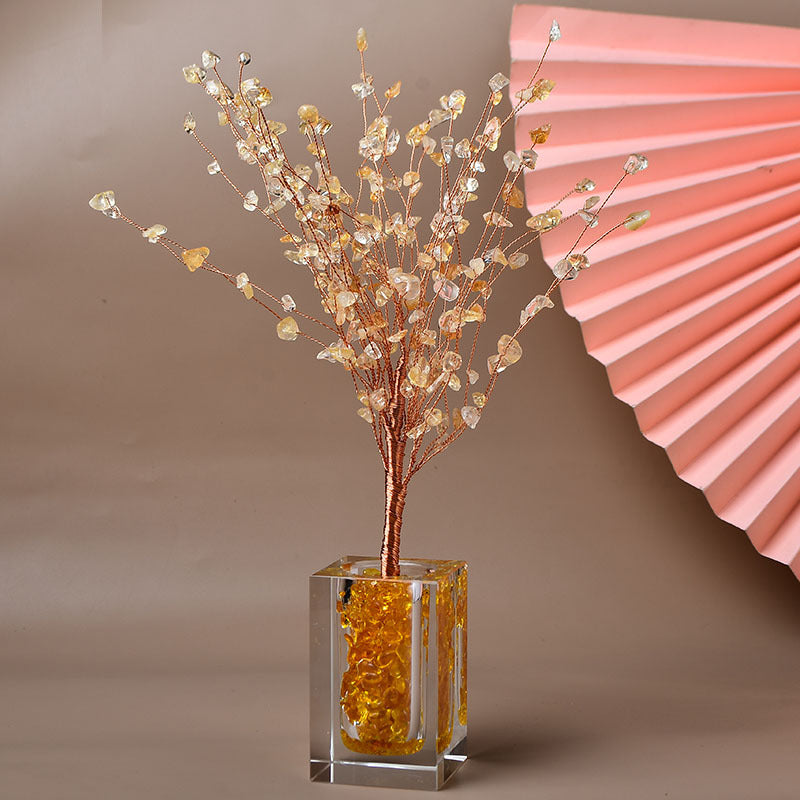 Crystal Fortune Tree Aromatherapy Ornaments