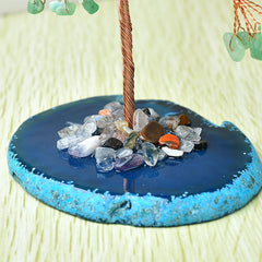 Natural Green Aventurine Crystal Fortune Tree