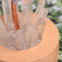 Natural White Crystal Tooth Crystal Fortune Tree