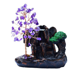 Natural Pink Crystal Fortune Tree Gift