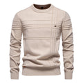 Men's Striped Crewneck Pullover Sweater