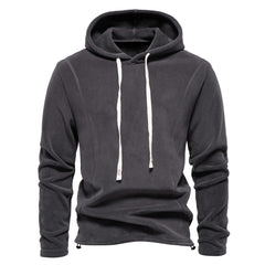 Men's Hooded Pullover with Drawstring Sweater