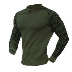 Men's Pullover Casual Long Sleeve Round Neck Sweater