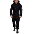 Alban Zipper Detail Drawstring Hoodie & Sweatpants