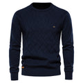 Men's Casual Solid Color Knitted Pullover