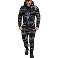 Alban Zipper Detail Drawstring Hoodie & Sweatpants
